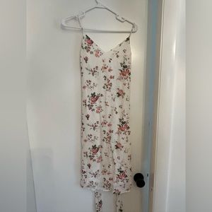 Reformation white floral dress